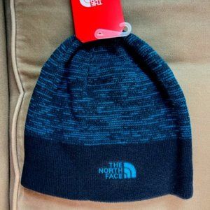 The North Face Stripe Logo Beanie